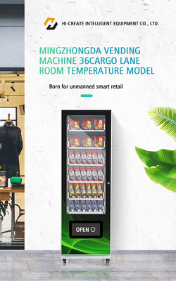 Optimizing touchscreen snacks, drinks vending machine self-help service 24 hours a day