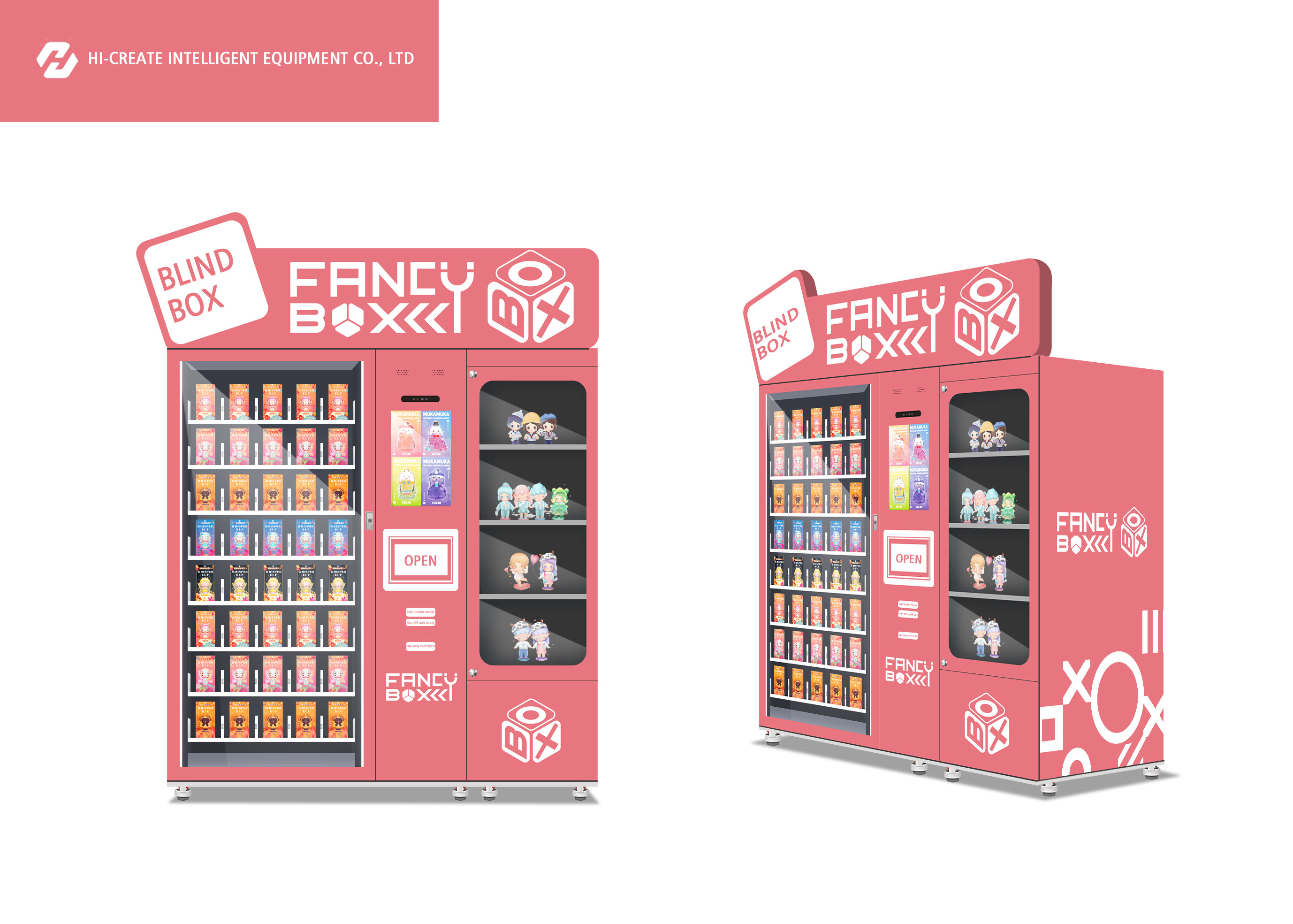 Refrigerated  bloobox pizza vending machine for sale