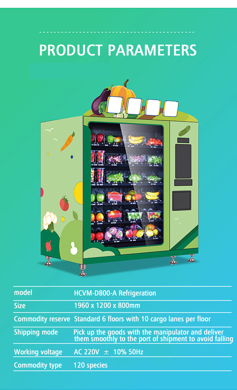 Outdoor events self-service automatic touch screen drink snack vending machine Europe medium mechanical combo